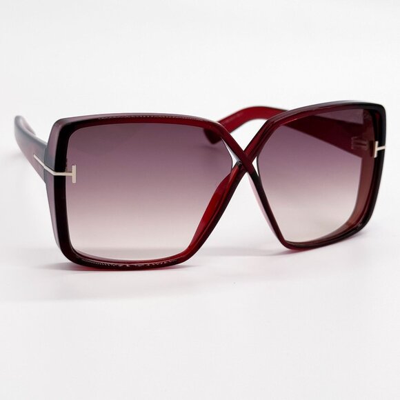 NEW TOM FORD SUNGLASSES YVONNE TF1117 66G RED WOMEN FT1117 66G main image 11